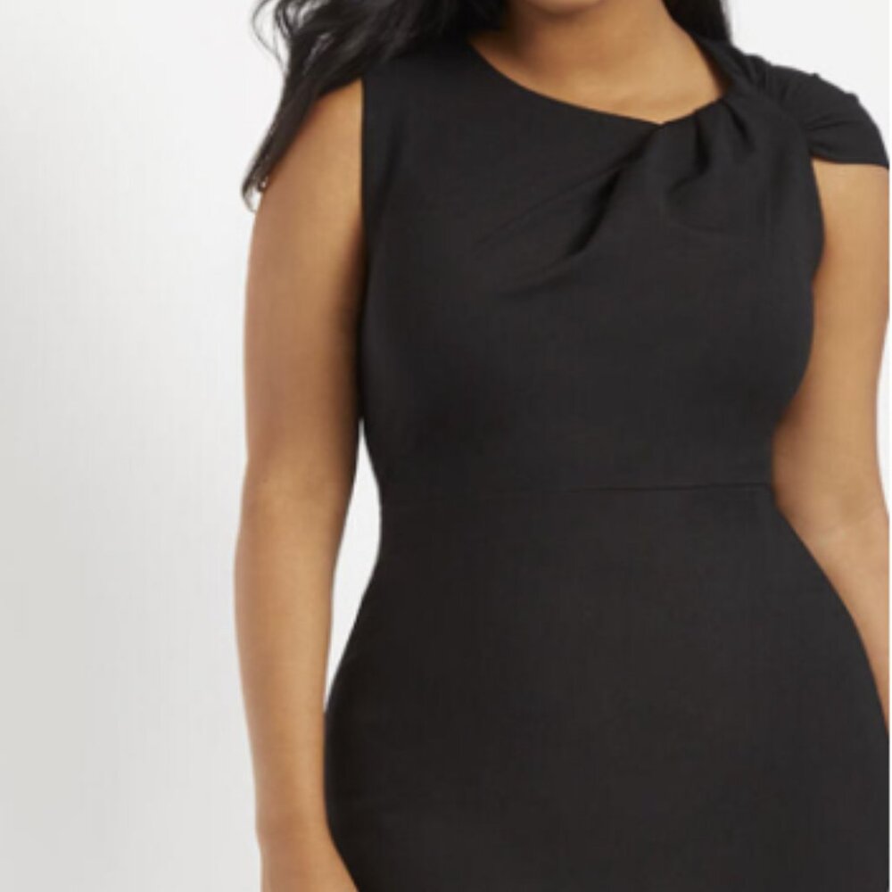 Twist Shoulder Dress